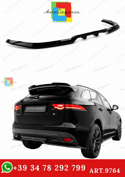 🔥ART.9764 SPLITTER POSTERIORE(CON BARRE VERTICALI) JAGUAR F-PACE R-SPORT X76🔥