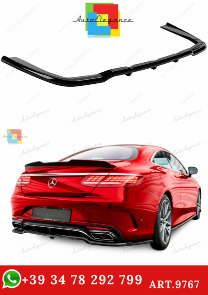 🔥ART.9767 SPLITTER POSTERIORE MERCEDES CLASSE S COUPE AMG-LINE C217 FACELIFT🔥