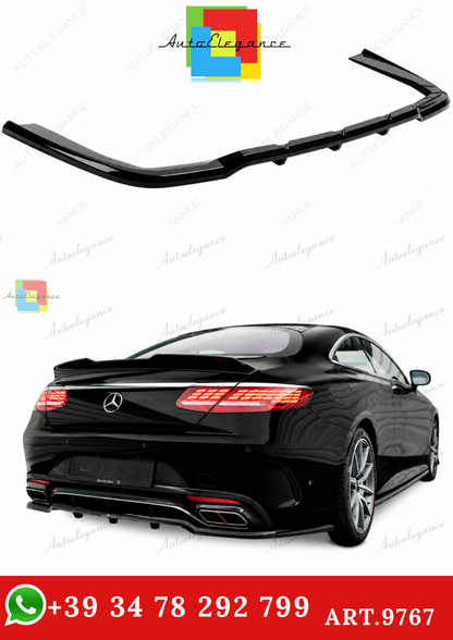 🔥ART.9767 SPLITTER POSTERIORE MERCEDES CLASSE S COUPE AMG-LINE C217 FACELIFT🔥
