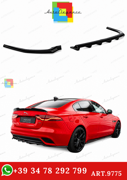 🔥ART.9775 SPLITTER POSTERIORE (CON BARRE VERTICALI) JAGUAR XE X760 FACELIFT🔥