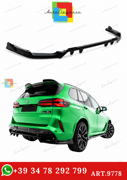 🔥ART.9778 SPLITTER POSTERIORE CON BARRE VERTICALI) BMW X5 M F95/ F95 FACELIFT🔥