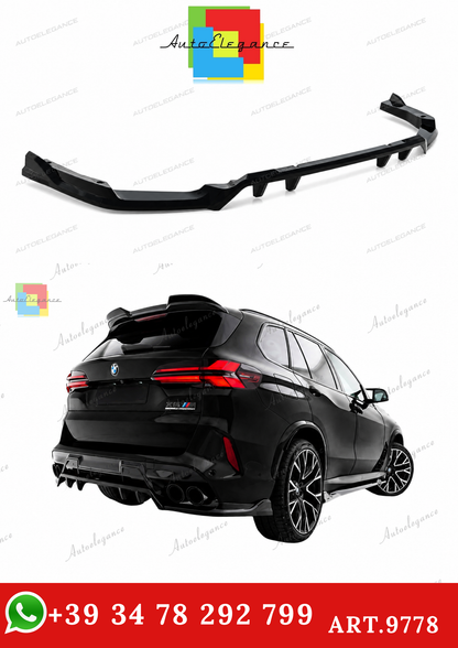 🔥ART.9778 SPLITTER POSTERIORE CON BARRE VERTICALI) BMW X5 M F95/ F95 FACELIFT🔥