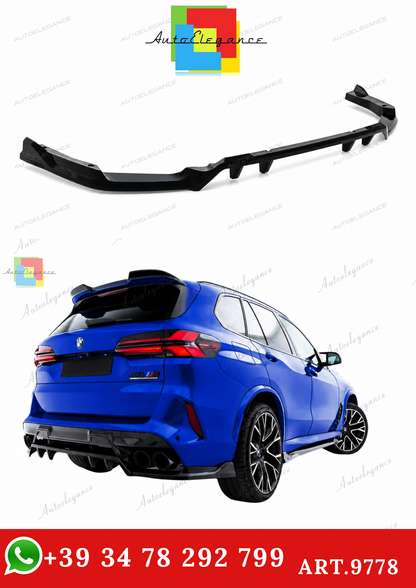 🔥ART.9778 SPLITTER POSTERIORE CON BARRE VERTICALI) BMW X5 M F95/ F95 FACELIFT🔥