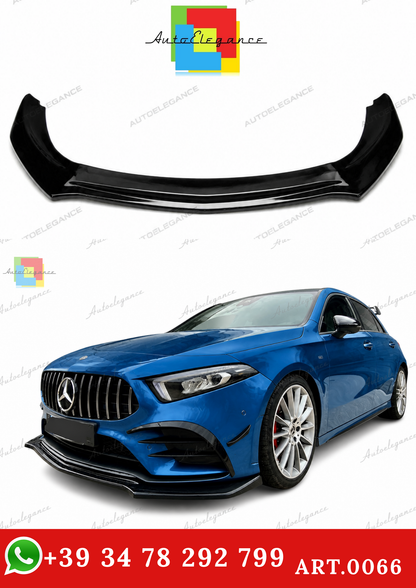 🔥ART.0066 SPLITTER ANTERIORE AMG ADATTO PER MERCEDES A W177 A35🔥