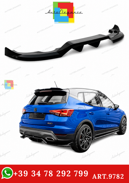 🔥ART.9782 SPLITTER POSTERIORE CON BARRE VERTICALI) SEAT ARONA FR Mk1 FACELIFT🔥