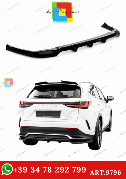 🔥ART.9796 SPLITTER POSTERIORE (CON BARRE VERTICALI ) LEXUS NX F-SPORT Mk2🔥