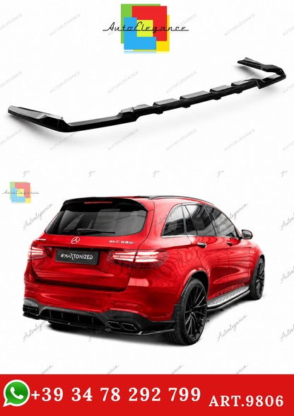 🔥ART.9806 SPLITTER POSTERIORE V.2 ADATTO PER MERCEDES-AMG GLC 63 SUV X253🔥
