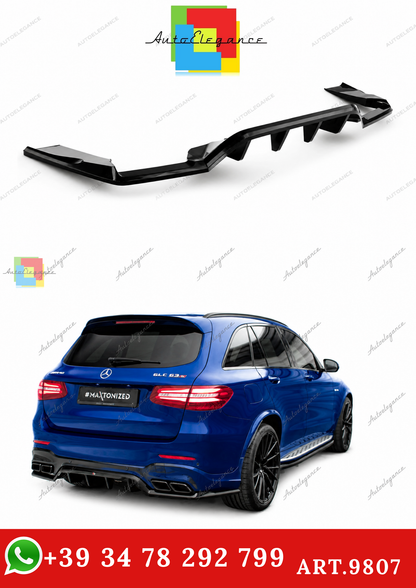 🔥ART.9807 SPLITTER POSTERIORE V.1 ADATTO PER MERCEDES-AMG GLC 63 SUV X253🔥