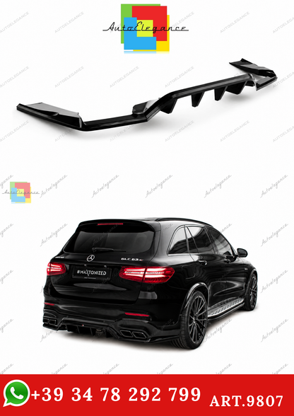 🔥ART.9807 SPLITTER POSTERIORE V.1 ADATTO PER MERCEDES-AMG GLC 63 SUV X253🔥