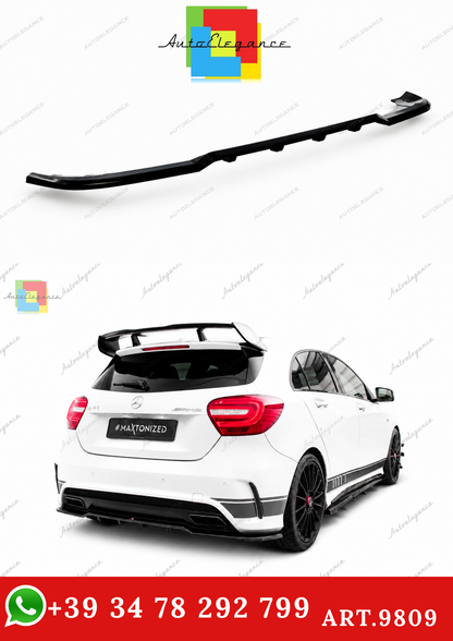 🔥ART.9809 SPLITTER POSTERIORE(CON BARRE VERTICALI) MERCEDES-BENZ A45 AMG W176🔥