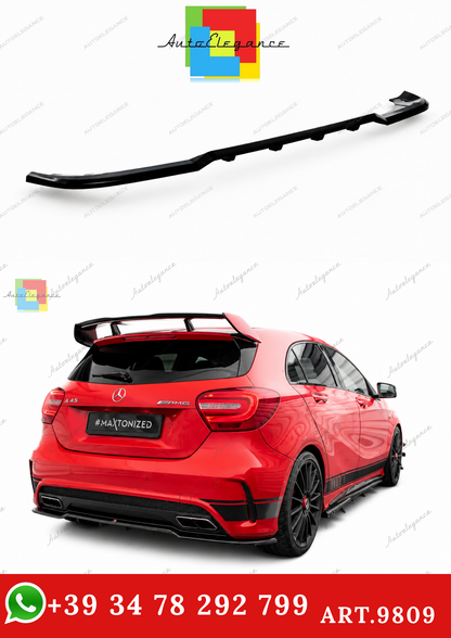 🔥ART.9809 SPLITTER POSTERIORE(CON BARRE VERTICALI) MERCEDES-BENZ A45 AMG W176🔥