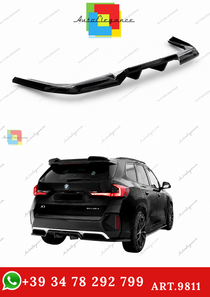 🔥ART.9811 SPLITTER POSTERIORE (CON BARRE VERTICALI) PER BMW X1 M-PACK U11🔥