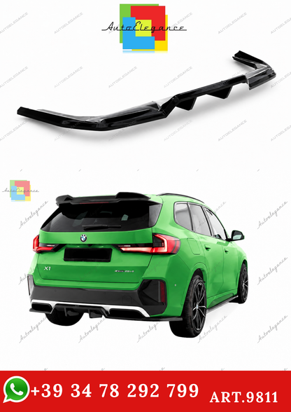 🔥ART.9811 SPLITTER POSTERIORE (CON BARRE VERTICALI) PER BMW X1 M-PACK U11🔥