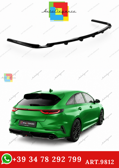 🔥ART.9812 SPLITTER POSTERIORE CON BARRE VERTICALI KIA PROCEED GT Mk1 FACELIFT🔥