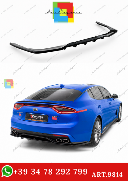 🔥ART.9814 SPLITTER POSTERIORE (CON BARRE VERTICALI) PER KIA STINGER Mk1🔥