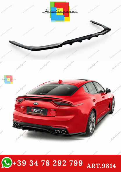 🔥ART.9814 SPLITTER POSTERIORE (CON BARRE VERTICALI) PER KIA STINGER Mk1🔥