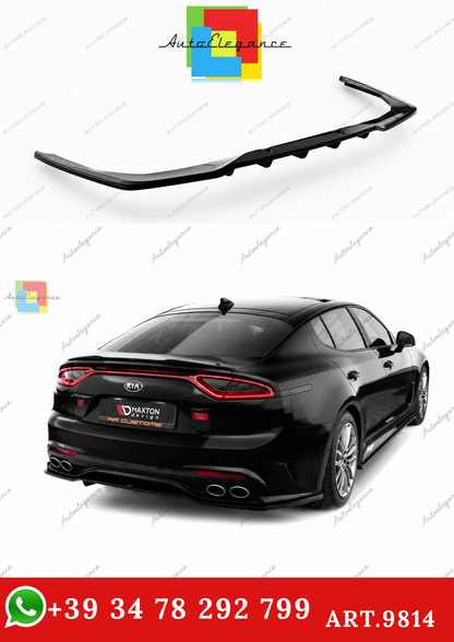 🔥ART.9814 SPLITTER POSTERIORE (CON BARRE VERTICALI) PER KIA STINGER Mk1🔥