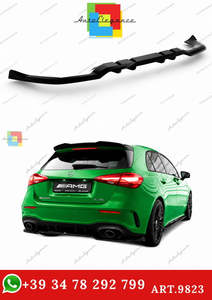 🔥ART.9823 SPLITTER POSTERIORE MERCEDES-AMG A35 HATCHBACK W177🔥