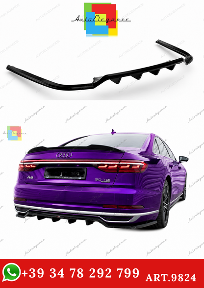 🔥ART.9824 SPLITTER POSTERIORE (CON BARRE VERTICALI) ADATTO PER AUDI A8 D5🔥