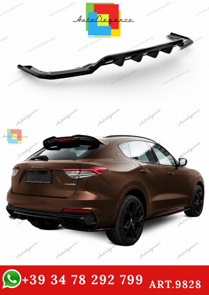 🔥ART.9828 SPLITTER POSTERIORE CON BARRE VERTICALI MASERATI LEVANTE TROFEO Mk1🔥