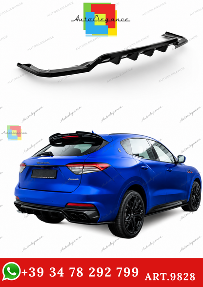 🔥ART.9828 SPLITTER POSTERIORE CON BARRE VERTICALI MASERATI LEVANTE TROFEO Mk1🔥