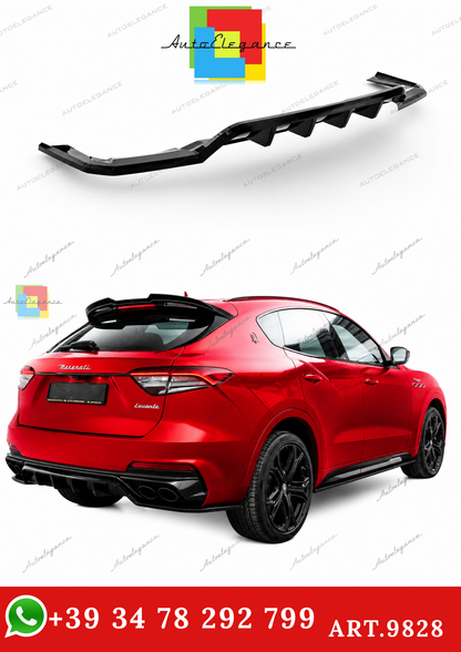 🔥ART.9828 SPLITTER POSTERIORE CON BARRE VERTICALI MASERATI LEVANTE TROFEO Mk1🔥