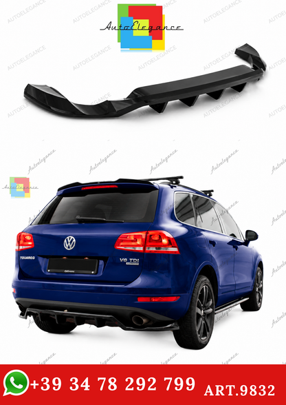 🔥ART.9832 SPLITTER POSTERIORE (CON BARRE VERTICALI) ADATTO PER VW TOUAREG Mk2🔥