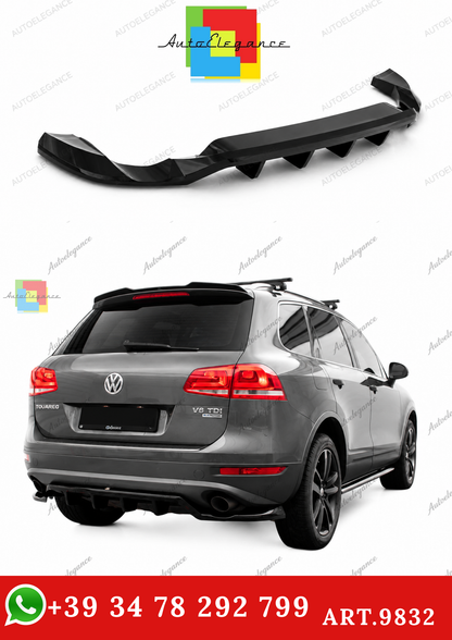 🔥ART.9832 SPLITTER POSTERIORE (CON BARRE VERTICALI) ADATTO PER VW TOUAREG Mk2🔥