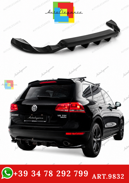 🔥ART.9832 SPLITTER POSTERIORE (CON BARRE VERTICALI) ADATTO PER VW TOUAREG Mk2🔥