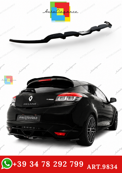 🔥ART.9834 SPLITTER POSTERIORE (CON BARRE VERTICALI) PER RENAULT MEGANE RS Mk3🔥