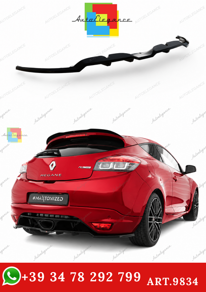 🔥ART.9834 SPLITTER POSTERIORE (CON BARRE VERTICALI) PER RENAULT MEGANE RS Mk3🔥