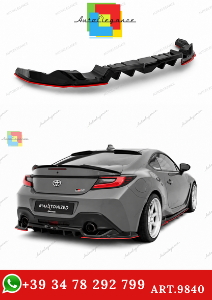 🔥ART.9840 SPLITTER POSTERIORE (CON BARRE VERTICALI) V.2 PER TOYOTA GR86 Mk1🔥