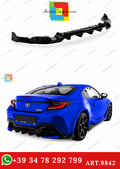 🔥ART.9842 SPLITTER POSTERIORE  V.1 + ALETTE ADATTO PER TOYOTA GR86 Mk1🔥