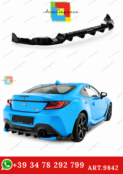 🔥ART.9842 SPLITTER POSTERIORE  V.1 + ALETTE ADATTO PER TOYOTA GR86 Mk1🔥