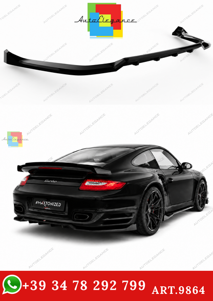 🔥ART.9864 SPLITTER POSTERIORE (CON BARRE VERTIVALI) PORSCHE 911 TURBO 997🔥