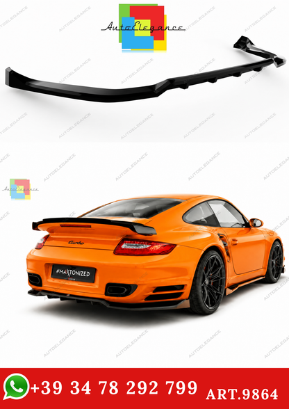 🔥ART.9864 SPLITTER POSTERIORE (CON BARRE VERTIVALI) PORSCHE 911 TURBO 997🔥