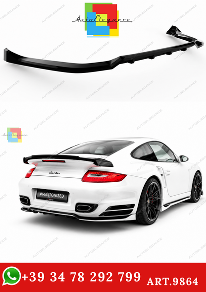 🔥ART.9864 SPLITTER POSTERIORE (CON BARRE VERTIVALI) PORSCHE 911 TURBO 997🔥