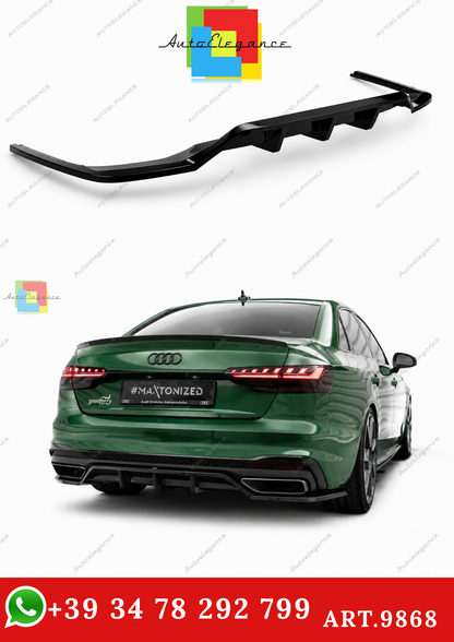🔥ART.9868 SPLITTER POSTERIORE V.2 ADATTO PER  AUDI A4 S-LINE B9 FACELIFT🔥