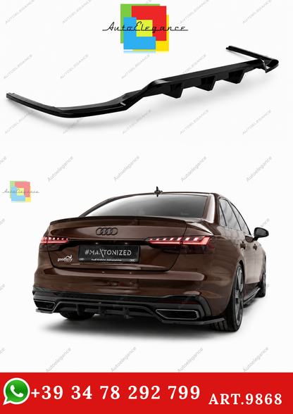 🔥ART.9868 SPLITTER POSTERIORE V.2 ADATTO PER  AUDI A4 S-LINE B9 FACELIFT🔥