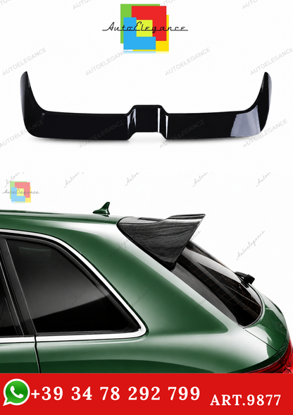 🔥ART.9877 SPOILER PER TETTO AUDI A3 S3 RS3 SPORTBACK NERO LUCIDO 13-20🔥
