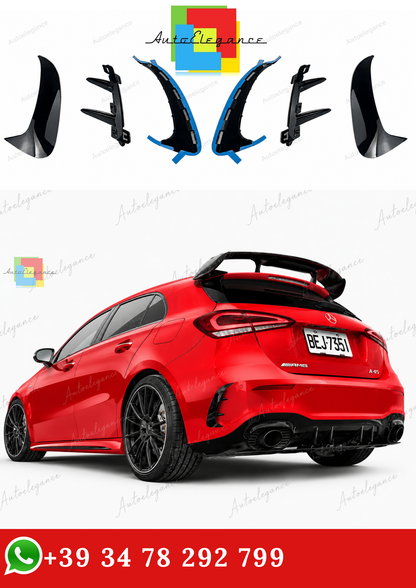 🔥COPPIA DI ALETTE POSTERIORI PER MERCEDES W177 AMG LINE HATCHBACK 2019+🔥