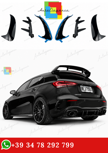 🔥COPPIA DI ALETTE POSTERIORI PER MERCEDES W177 AMG LINE HATCHBACK 2019+🔥