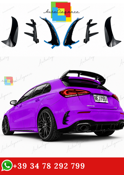 🔥COPPIA DI ALETTE POSTERIORI PER MERCEDES W177 AMG LINE HATCHBACK 2019+🔥