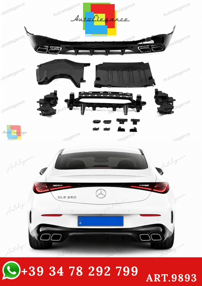 💕ART.9893  Diffusore mercedes  w236 c236 cle look 63 s AMG nero💕