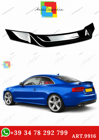 🔥ART.9916 SPOILER POSTERIORE PER AUDI A5 B8 8T COUPE 2007-16 NERO LUCIDO🔥