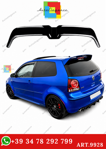 🔥ART.9928 SPOILER POStERIORE STILE OT NERO LUCIDO PER VW POLO MK4 9N OT 01-09🔥