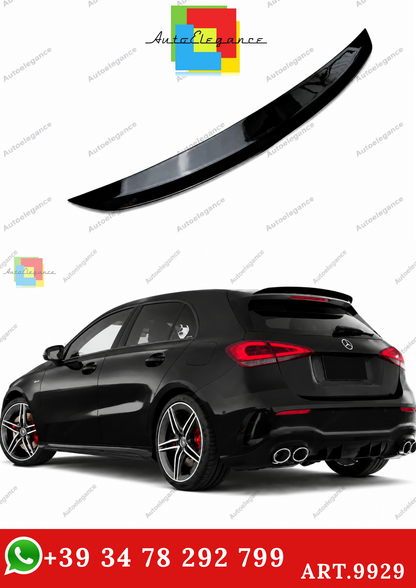 🔥ART.9929 SPOILER POSTERIORE STILE AMG MERCEDES A A35 A45 W177 NERO LUCIDO🔥
