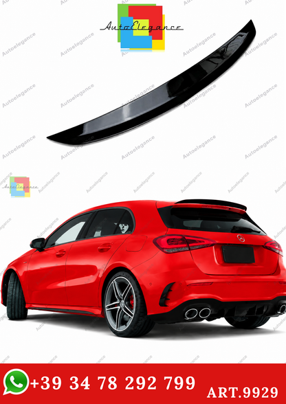 🔥ART.9929 SPOILER POSTERIORE STILE AMG MERCEDES A A35 A45 W177 NERO LUCIDO🔥