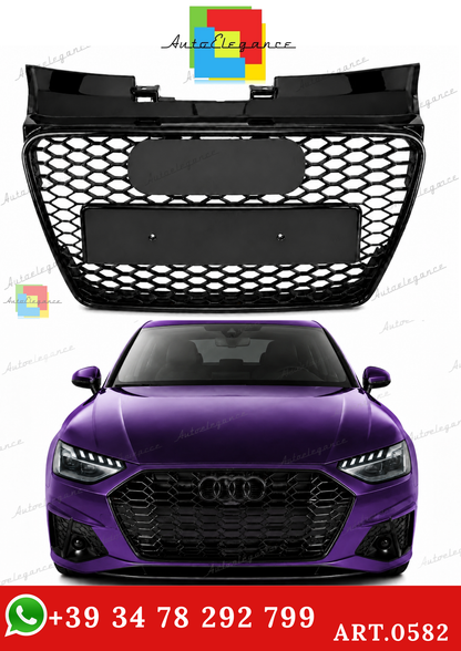 🔥ART.0582 GRIGLIA ADATTO PER AUDI  TT 8J 2006-2014 LOOK RSTT NERO LUCIDO🔥