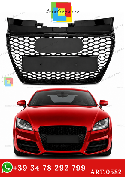 🔥ART.0582 GRIGLIA ADATTO PER AUDI  TT 8J 2006-2014 LOOK RSTT NERO LUCIDO🔥